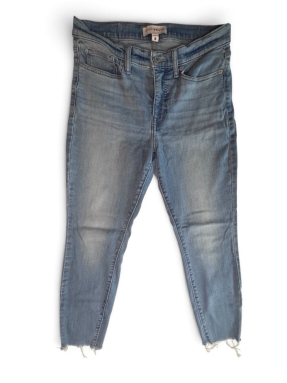 Lucky Brand Light Blue Skinny Jeans with Faded Finish